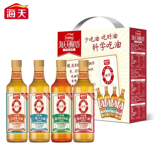 海天·油司令0添加食用油礼盒